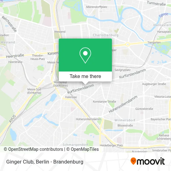 Ginger Club map