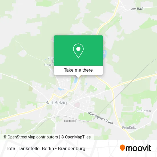 Total Tankstelle map