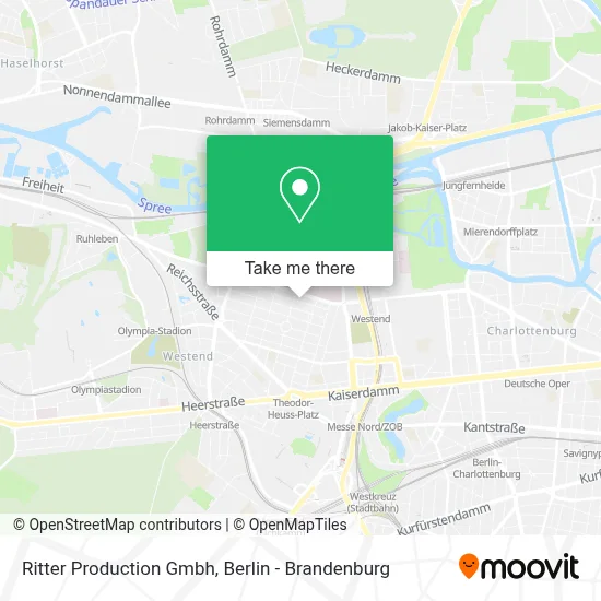 Ritter Production Gmbh map