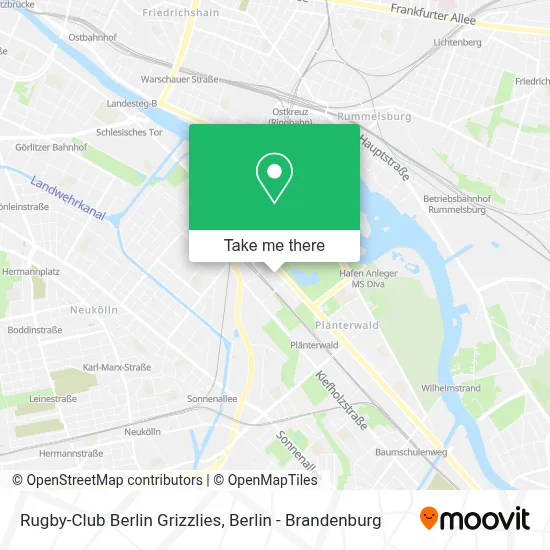 Rugby-Club Berlin Grizzlies map