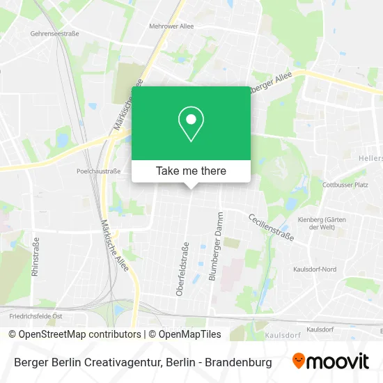 Berger Berlin Creativagentur map