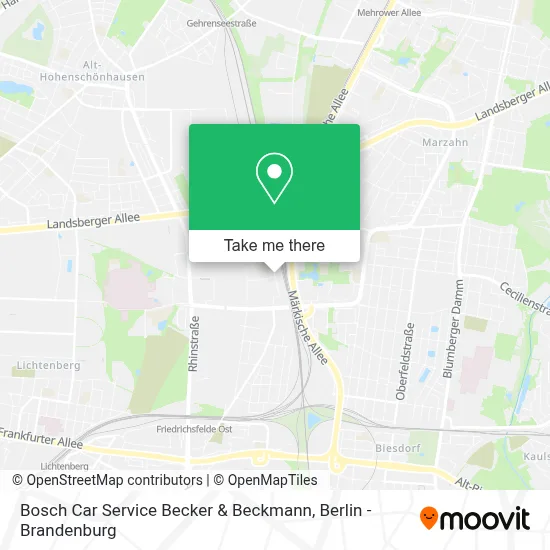 Bosch Car Service Becker & Beckmann map