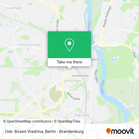 Usk- Boxen Viadrina map