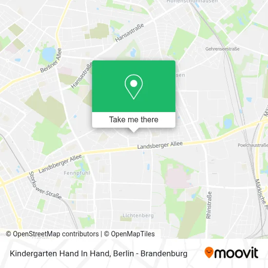 Kindergarten Hand In Hand map