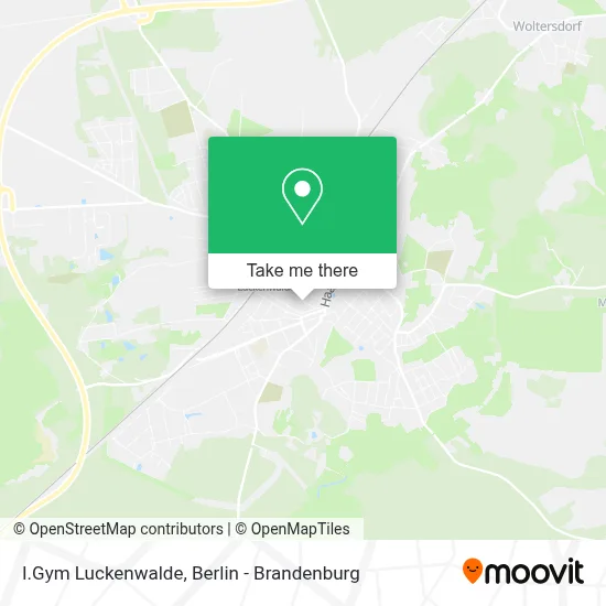 I.Gym Luckenwalde map