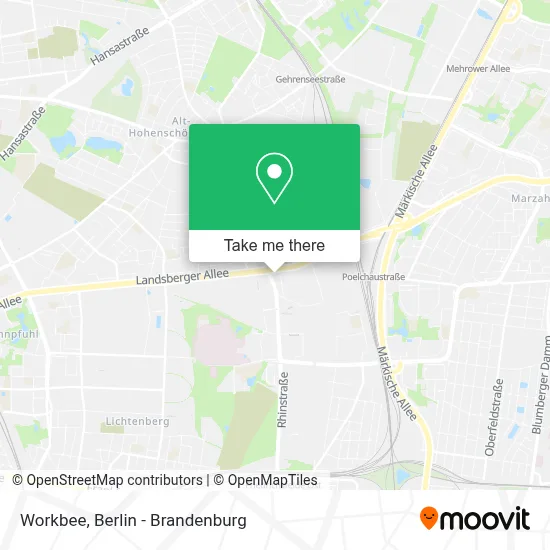 Workbee map