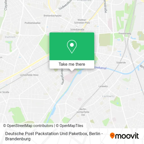 Deutsche Post Packstation Und Paketbox map