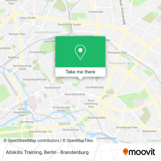 Allskills Training map