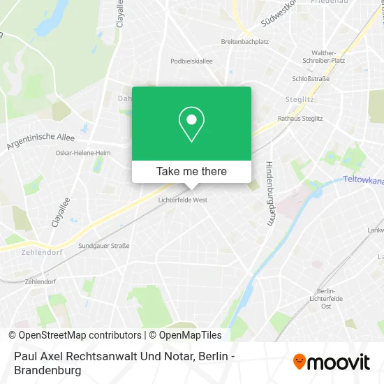 Paul Axel Rechtsanwalt Und Notar map