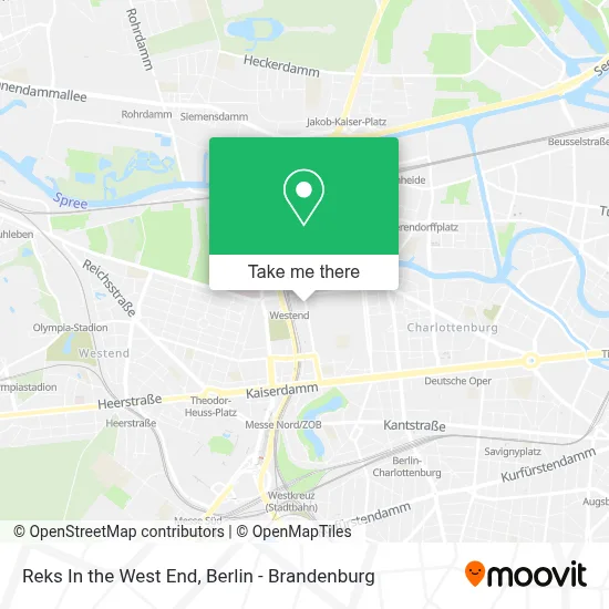 Reks In the West End map