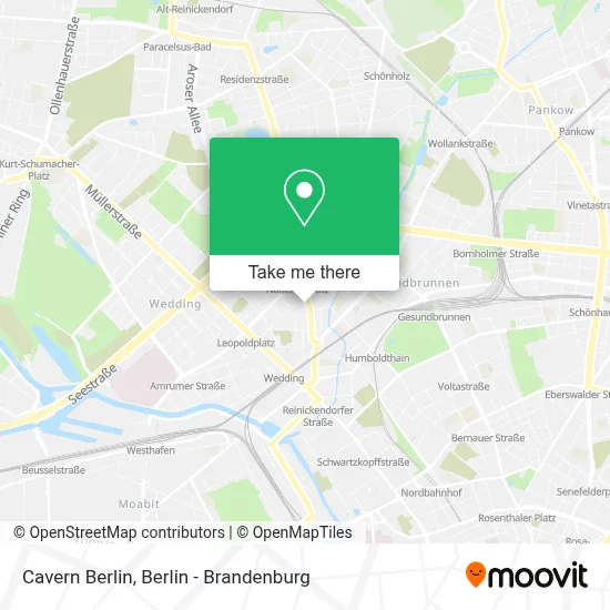 Cavern Berlin map
