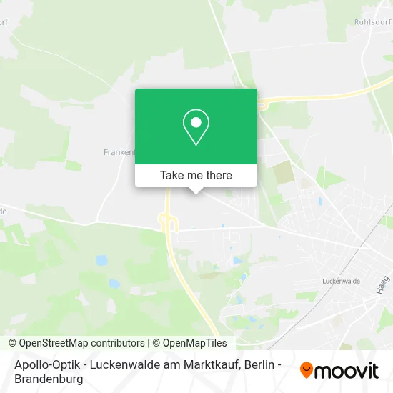 Apollo-Optik - Luckenwalde am Marktkauf map