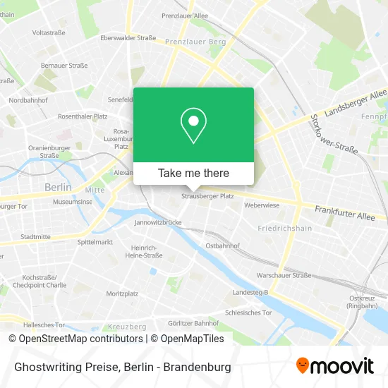 Ghostwriting Preise map