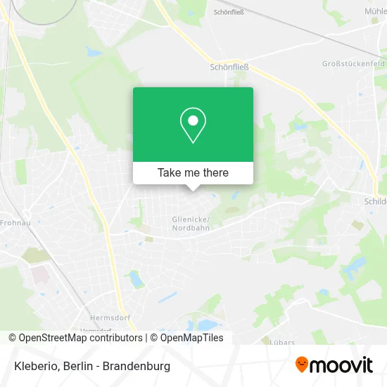 Kleberio map