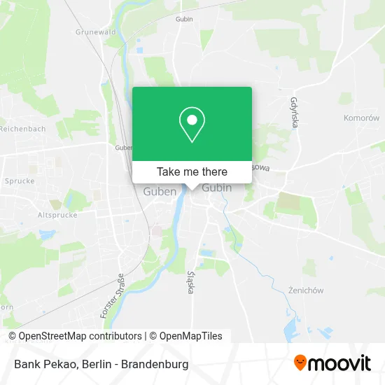 Bank Pekao map