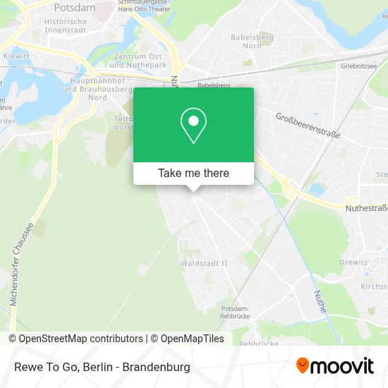 Rewe To Go map