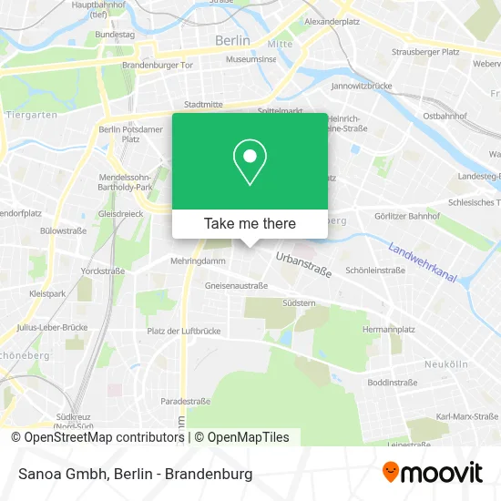 Sanoa Gmbh map