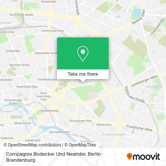 Compagnie Bodecker Und Neander map