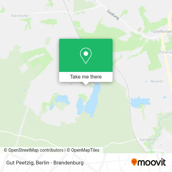Gut Peetzig map