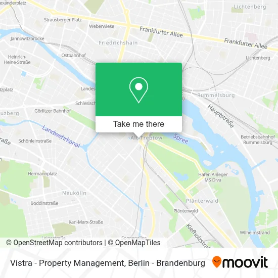Vistra - Property Management map
