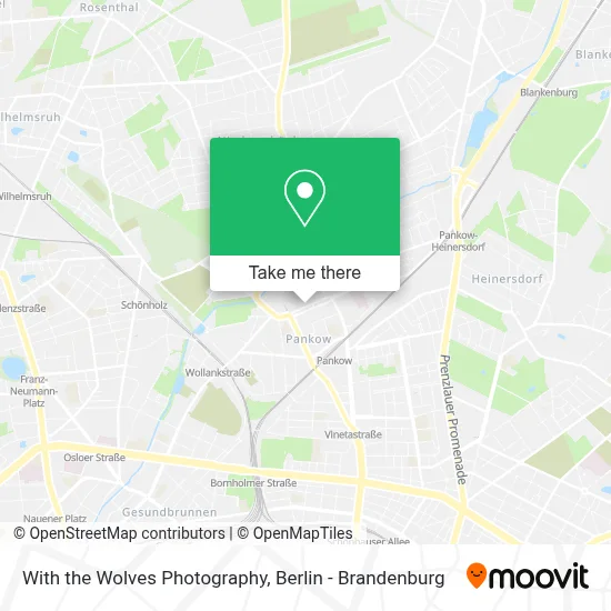 With the Wolves Photography map