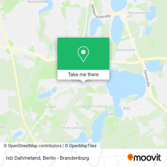 Isb Dahmeland map