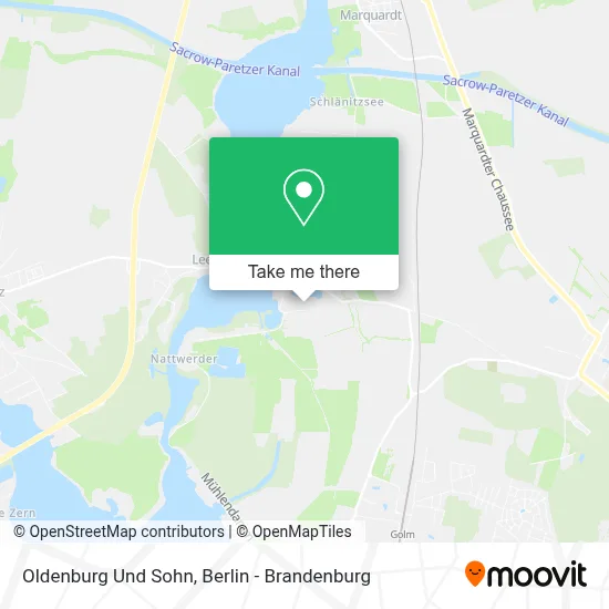 Oldenburg Und Sohn map