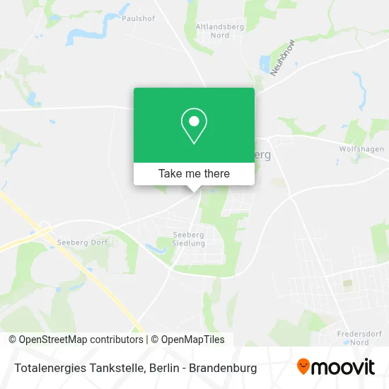 Totalenergies Tankstelle map