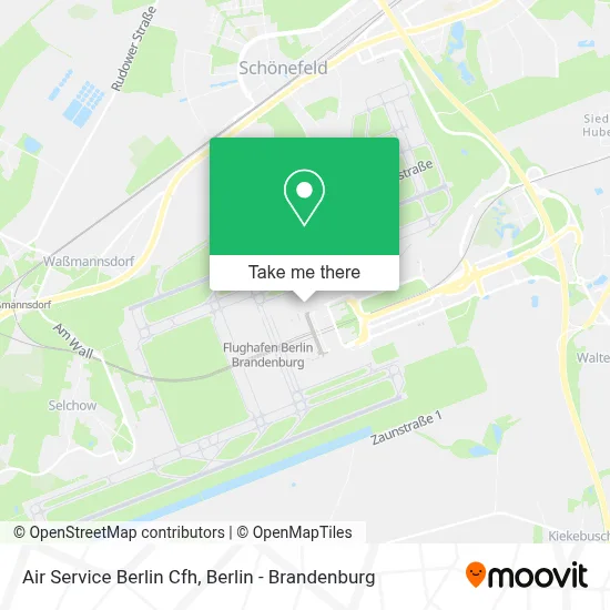 Air Service Berlin Cfh map