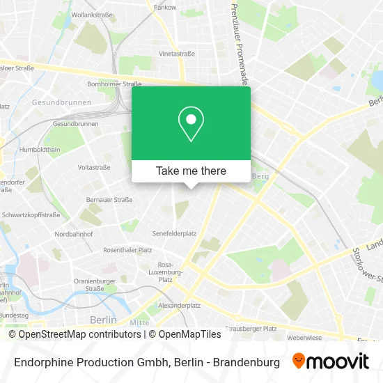 Endorphine Production Gmbh map