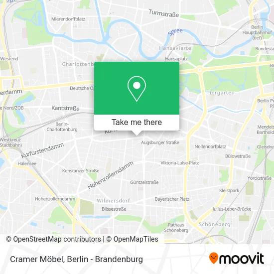 Cramer Möbel map