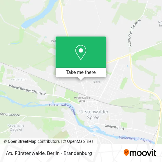 Atu Fürstenwalde map