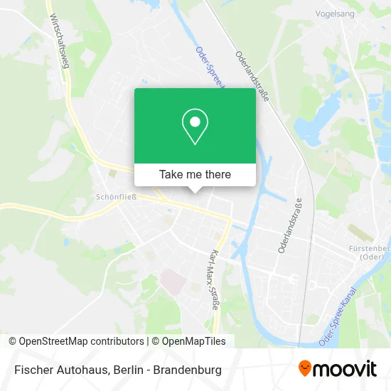 Fischer Autohaus map