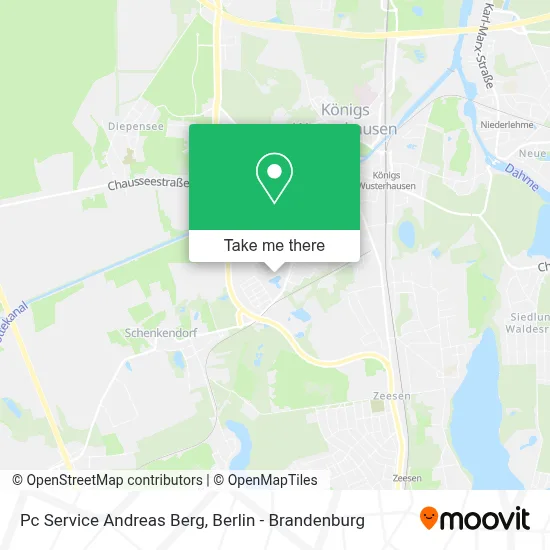 Pc Service Andreas Berg map