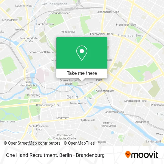 One Hand Recruitment map