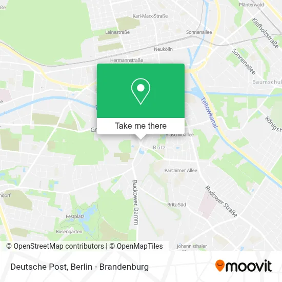 Deutsche Post map