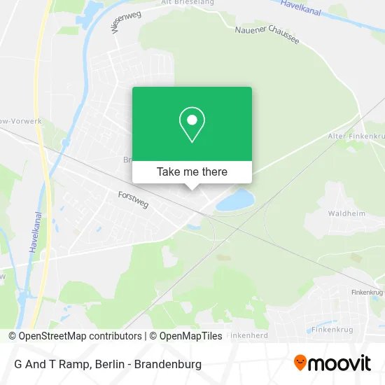 G And T Ramp map