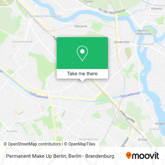 Permanent Make Up Berlin map