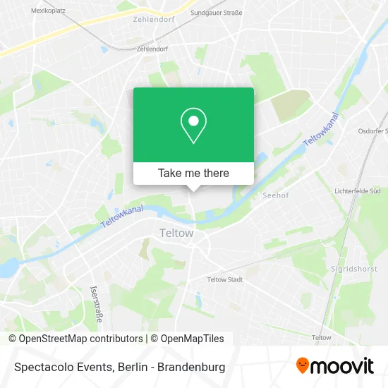 Spectacolo Events map