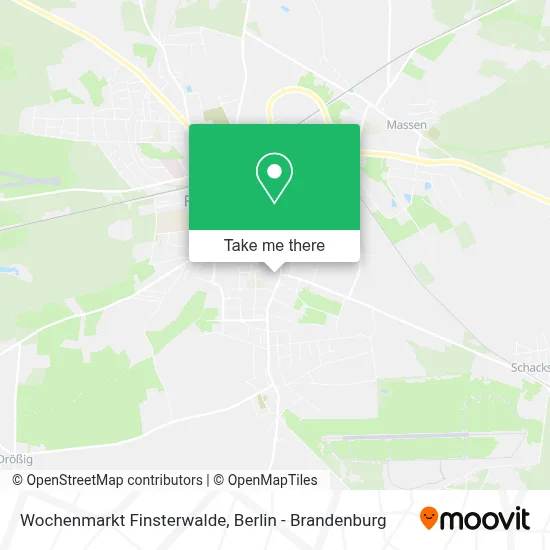 Wochenmarkt Finsterwalde map