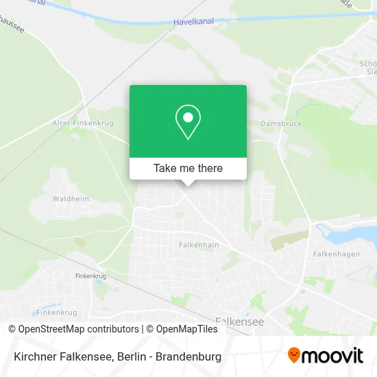 Kirchner Falkensee map