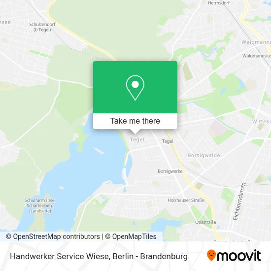 Handwerker Service Wiese map