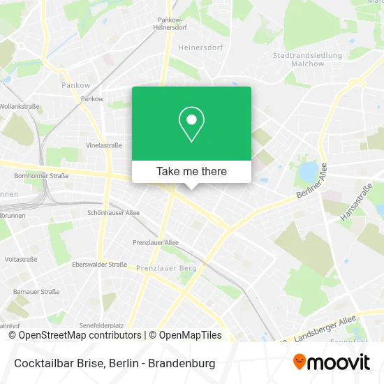 Cocktailbar Brise map