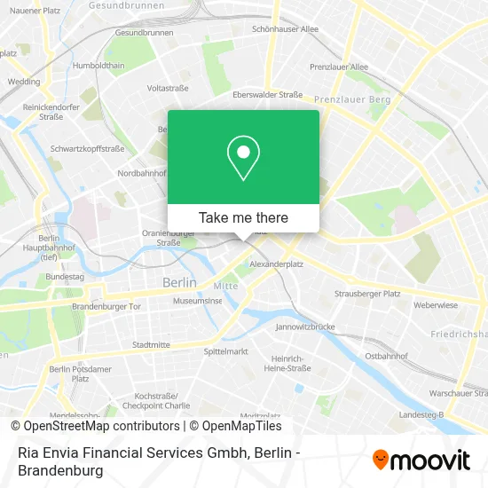 Ria Envia Financial Services Gmbh map