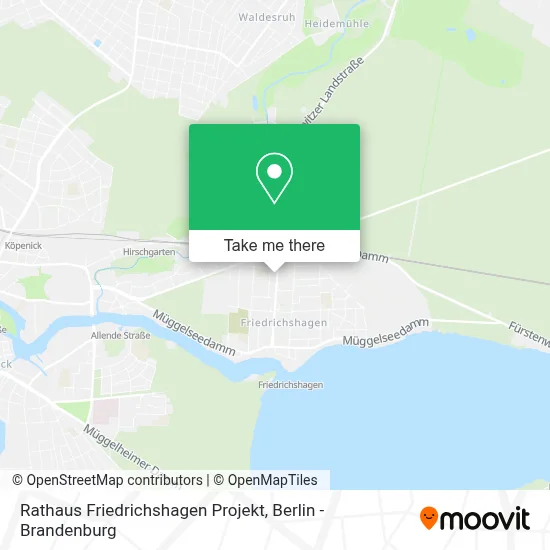 Rathaus Friedrichshagen Projekt map