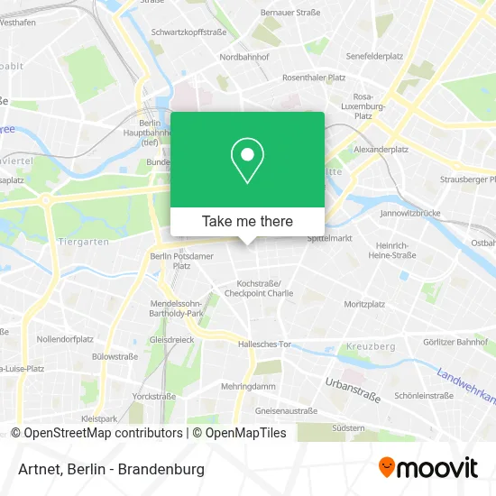 Artnet map