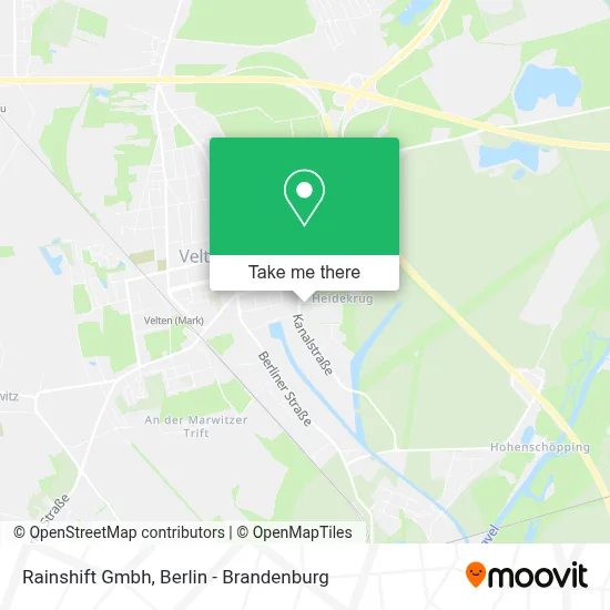 Rainshift Gmbh map