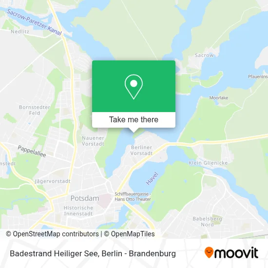 Badestrand Heiliger See map