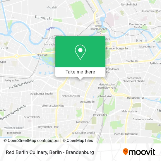 Red Berlin Culinary map