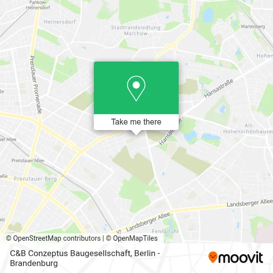C&B Conzeptus Baugesellschaft map